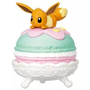 Pokemon Re-Ment Pop'n Sweet Collection Figure - Eevee with Macaron Blind Box